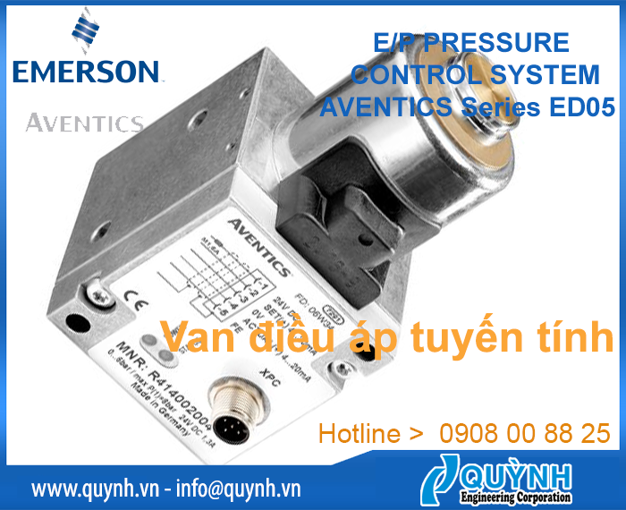Aventics Series ED05 ELECTROPNEUMATIC PRESSURE CONTROL SYSTEM