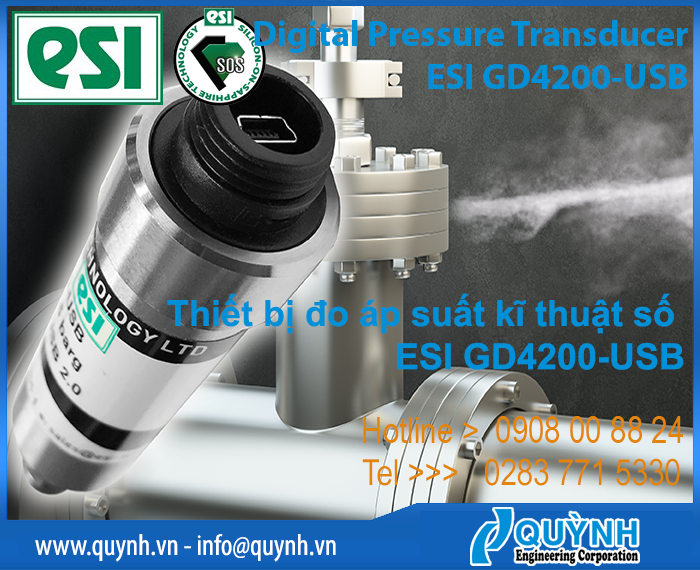 Digital Pressure Transducer ESI GD4200-USB