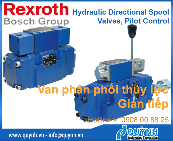 Bosch Rexroth Hydraulics Spool Valve - Pilot Control