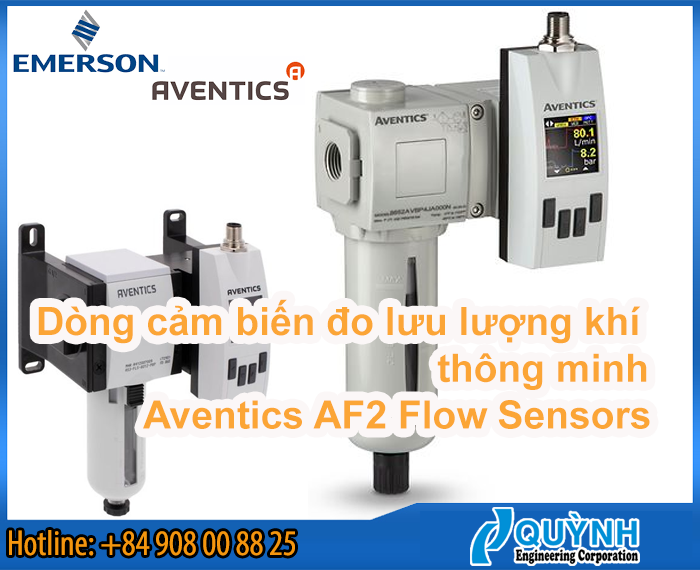 Dòng cảm biến đo lưu lượng khí thông minh Avenics AF2 Flow Sensors