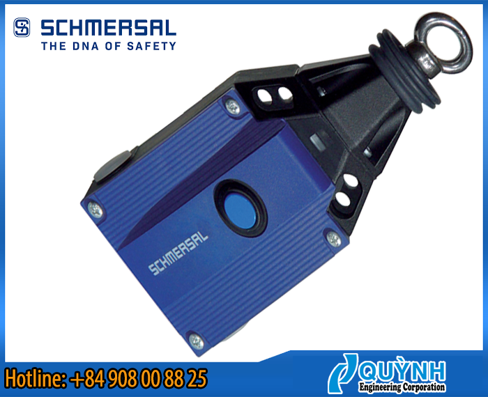 Công tắc kéo cáp dừng khẩn cấp Schmersal ZQ900 an toàn cho băng tải nhà máy lốp