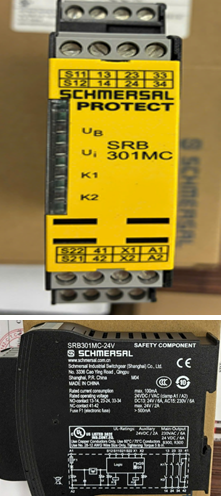 Rờ le an toàn Schmersal SRB301MC-24V safety relay cho dây chuyền sản xuất sữa hiện đại