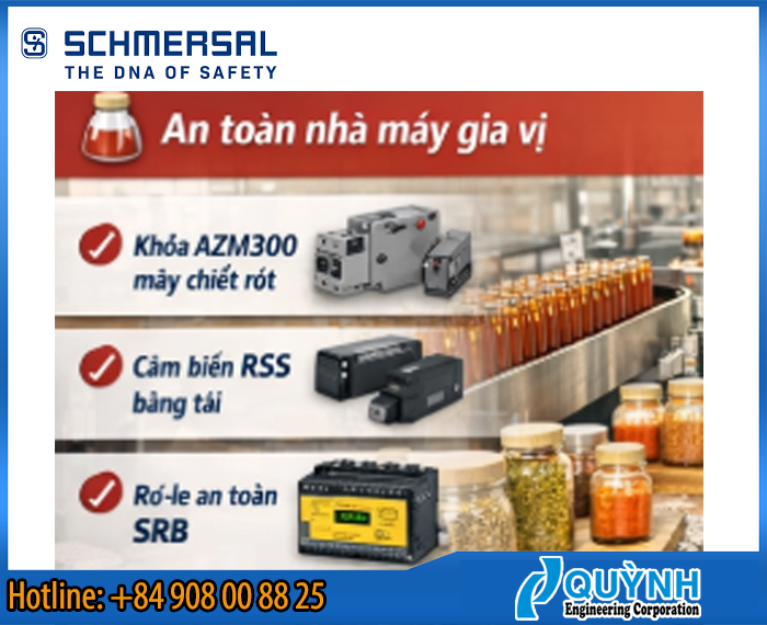 Schmersal – Bảo vệ an toàn sản xuất và uy tín thương hiệu thực phẩm